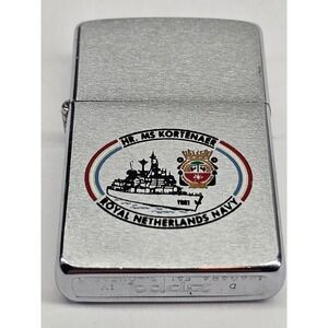 Absolute Rare Zippo Royal Netherlands Navy HR MS Kortenaer Fairwind 88 1988